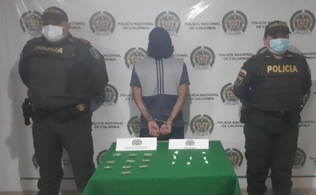 Hombre es capturado en Armenia portando estupefacientes