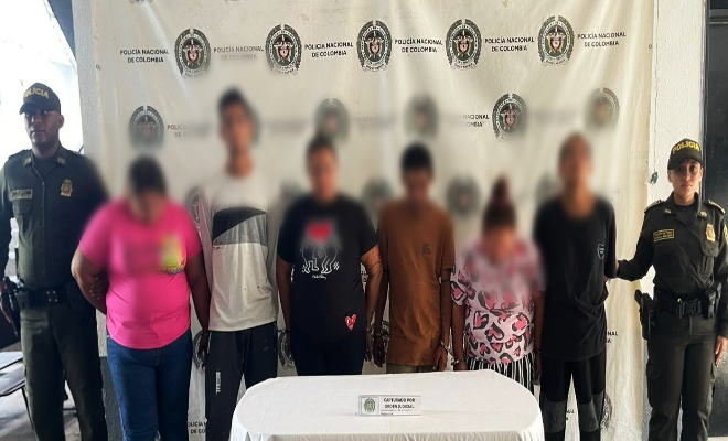 Capturados seis presuntos integrantes del GDCO &ldquo;Los Almendros&rdquo; en El Banco, Magdalena