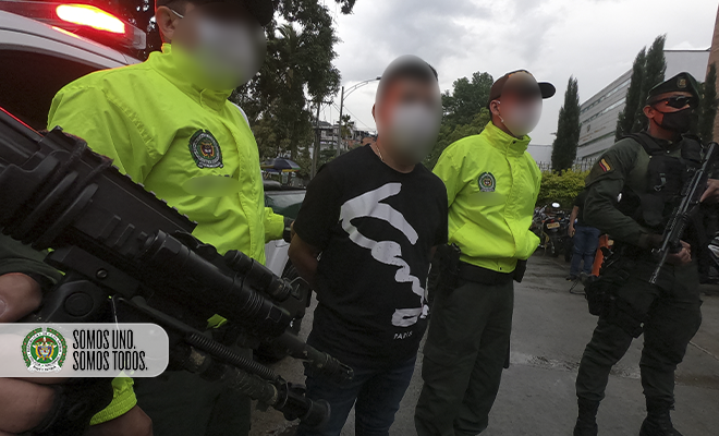 captura y traslado de alias el indio