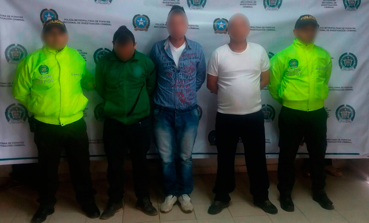 Un Juez con función de Control de Garantías decidió cobijarlos con medida de aseguramiento en el centro penitenciario y carcelario de la ciudad.