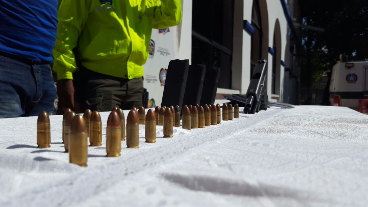 Material de guerra incautado a Beto  