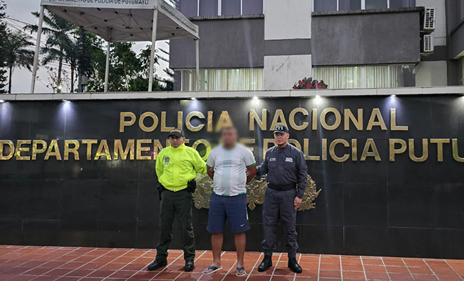 Fue capturado por el Cuerpo Élite Policial alias “El Indio”, por su presunta participación en el homicidio de 4 personas.