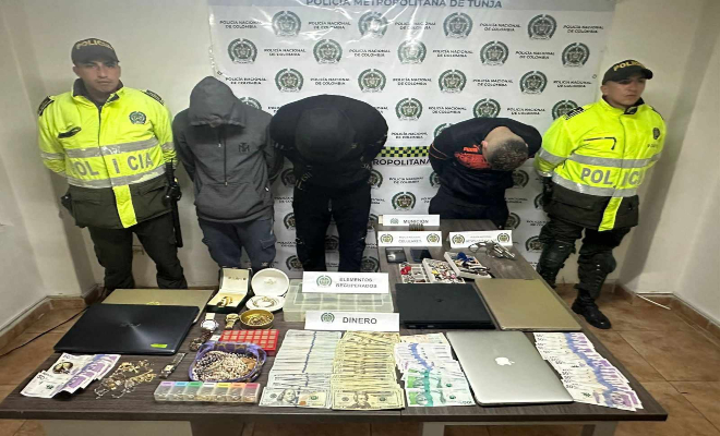 Captura banda apartamenteros Tunja