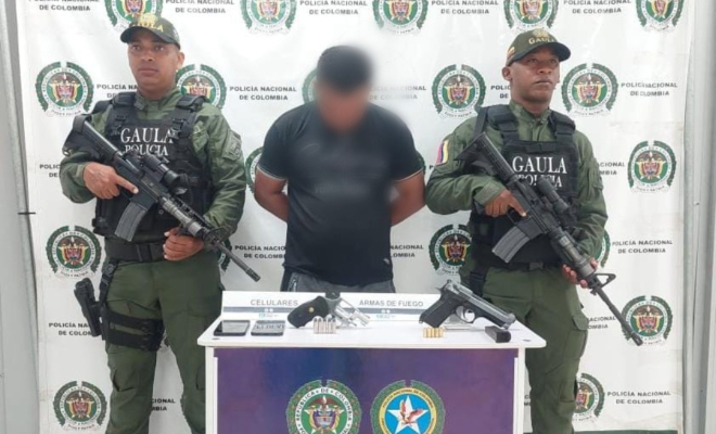 Captura de alias ‘Jamer’ en Arjona Bolívar