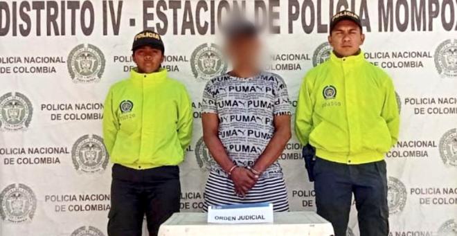 Capturado "Mono Avianti" por el homicidio de un hombre y una mujer en Mompox