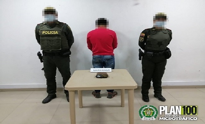 Captura en flagrancia por el delito de tráfico, fabricación o porte de estupefacientes