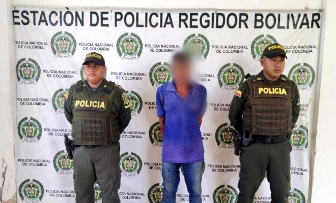 Captura en flragrancia a un adulto mayor de 60 años por el delito de acceso carnal abusivo.