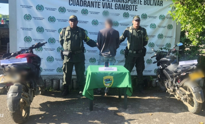 En tiempo récord se logró recuperar una motocicleta que minutos antes había sido hurtada