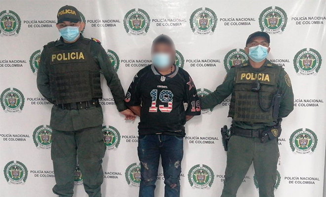 Capturamos en flagrancia, una persona de sexo masculino por el delito de Homicidio