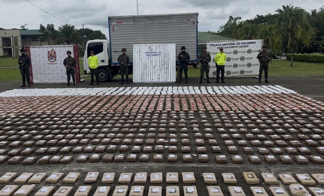 Incautación de 1,7 toneladas de marihuana