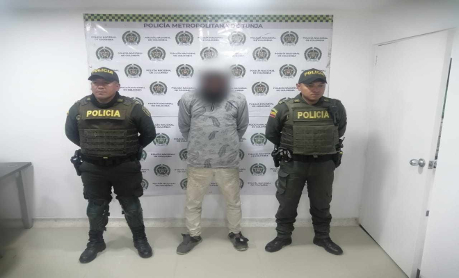 Captura de un hombre que provocó incendio en el occidente de Tunja