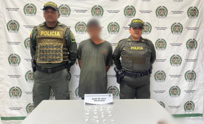 Captura por el delito de trafico de estupefacientes