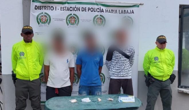 Captura por el delito de tráfico, fabricación y porte de estupefacientes en Maria la Baja