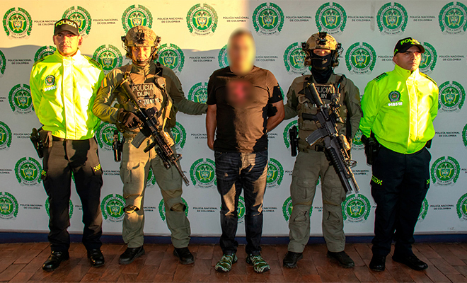 Con el apoyo del FBI fue capturado alias “Tito el Borracho”, narcotraficante invisible solicitado por los EE. UU. en extradición.