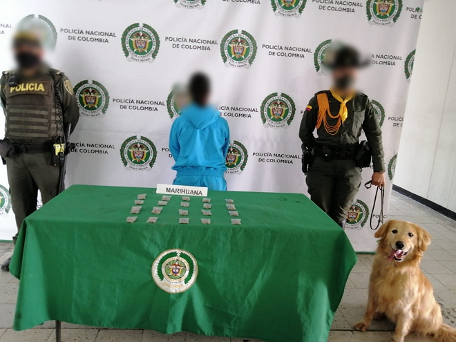 Capturada ciudadana extranjera con estupefacientes