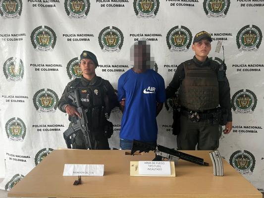 Capturado alias "Crepe" e incautado un fusil