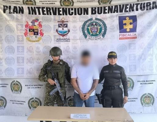 Capturado alias ‘El Loco’, presunto colaborador de "Los Espartanos" en Buenaventura