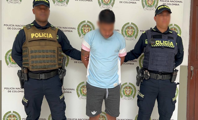 Capturado un delincuente con circular roja, requerido por homicidio agravado