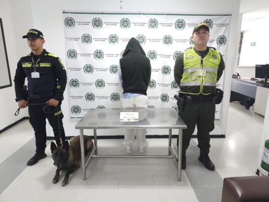 Capturado con estupefacientes 