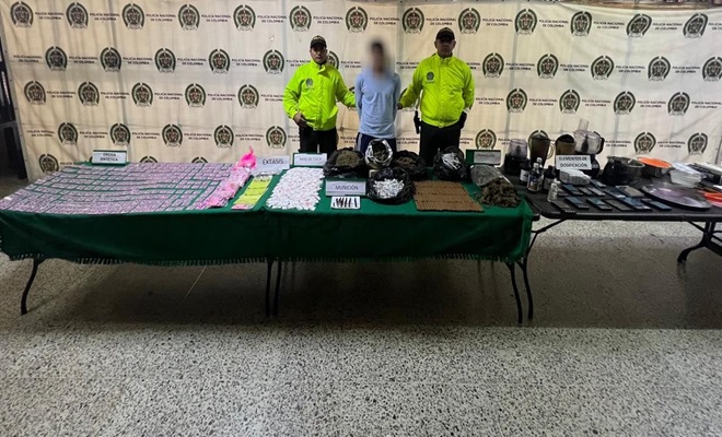 capturado con mas 700 dosis de estupefacientes