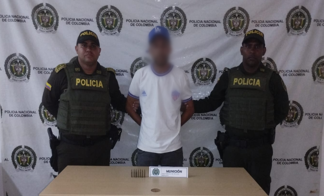 Tenía en su poder siete cartuchos para fusil calibre 5.56