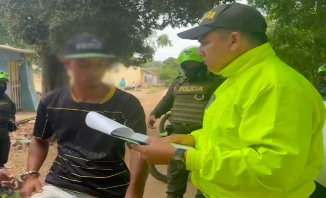 Capturan a una persona por delitos de violencia intrafamiliar en Plato, Magdalena.