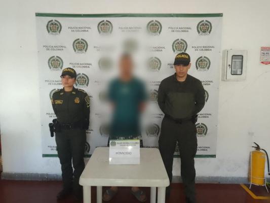 capturado en flagrancia por el delito de homicidio agravado