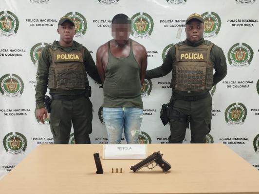 capturado por el delito de fabricación y porte de armas de fuego