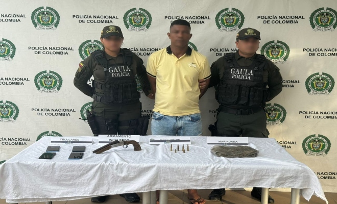 Capturado extorsionista  conocido como el “Aquile”, quien con su accionar afectaba varios sectores de Cartagena y municipios de Bolívar