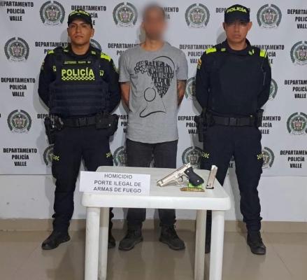 capturado por porte ilegal de armas de fuego