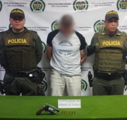 capturado por porte ilegal de armas de fuego