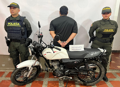Tres personas capturadas por receptación y dos motocicletas recuperadas por hurto
