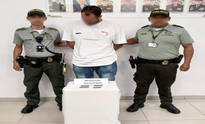 Capturado por porte ilegal de armas de fuego 