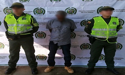 Las acciones policiales se llevaron a cabo en la vía Planeta Rica y Valencia