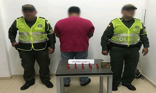 Fueron capturadas cuatro personas por porte ilegal de armas de fuego y municiones 