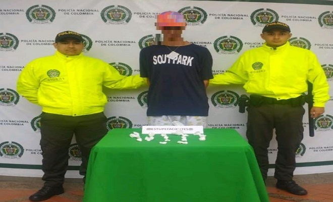 Le fueron incautadas 17 dosis medianas de base de coca