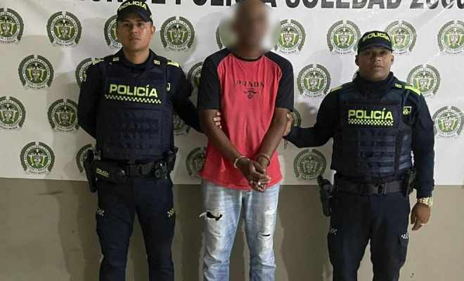 Capturado en flagrancia sujeto que hurtó celular a una ciudadana en Soledad