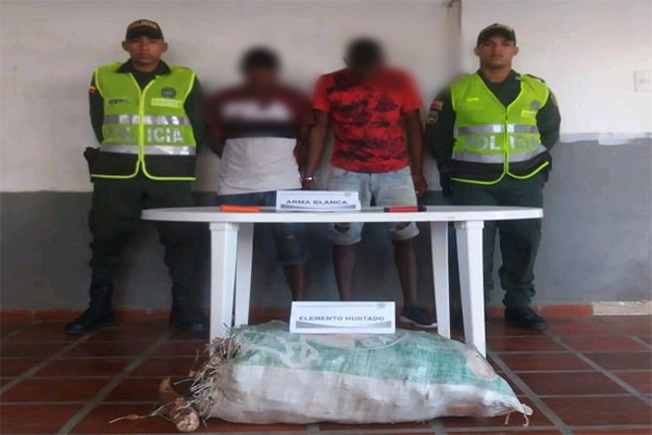 capturados en Bolívar 