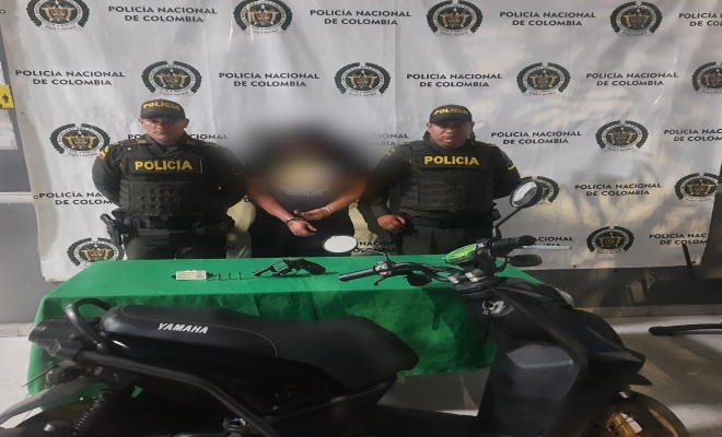 Capturado por porte y hurto