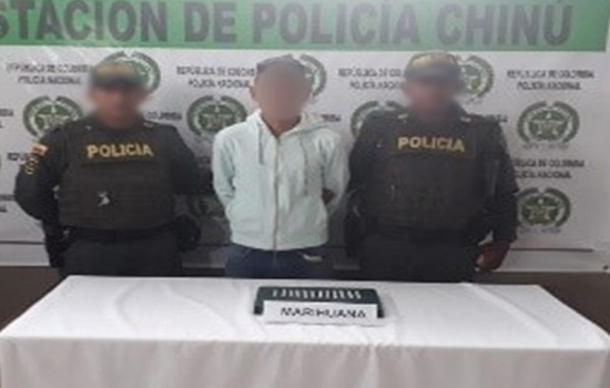 El procedimiento policial se llevó a cabo en los municipios de Chinú y Pueblo Nuevo