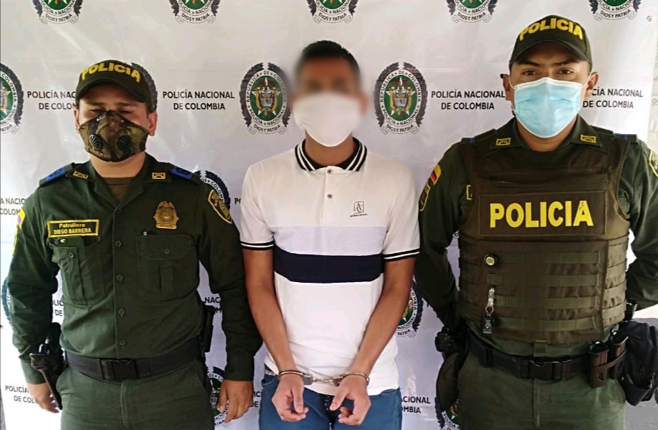 Estas personas fueron detenidas en la avenida Guabinal y avenida Ambala