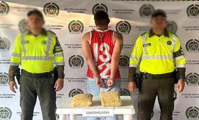 Tres capturas, 38 mil gramos de marihuana, una bicicleta recuperada. 