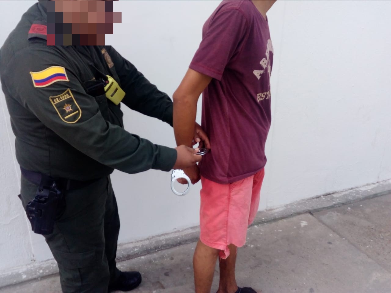 Capturado por lesiones personales