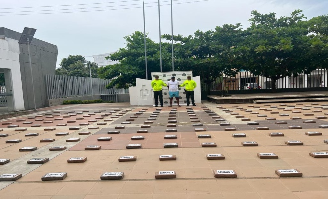 En Cartagena, Policía incauta 230 kilos de cocaína en apartamento en Los Cerezos