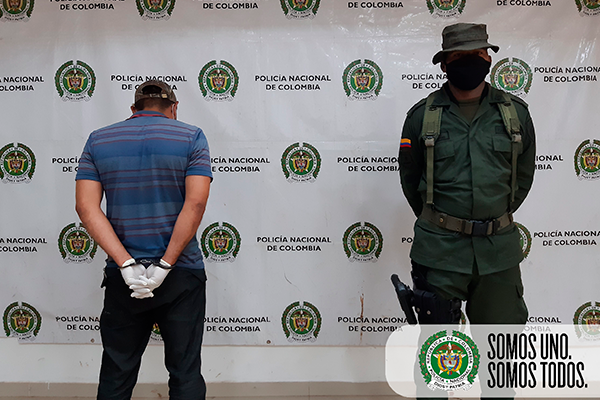 Capturado por incumplir medida sanitaria.