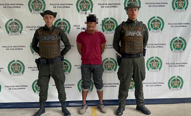 Policía Nacional captura alias ‘Cachama’ por homicidio en Barrancabermeja