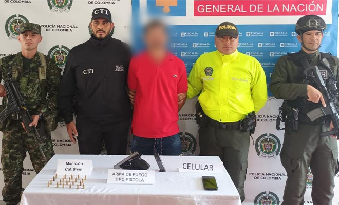 Capturado alias 'Lucho o Yogur' en Urrao, integrante de un grupo delincuencial