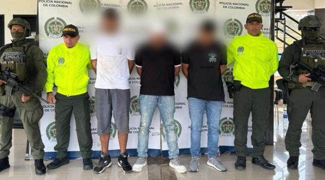Capturadas tres personas, entre ellos uno de los delincuentes más buscados en el Valle