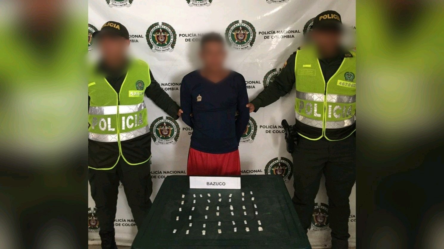 capturado por estupefaciente-ofensiva contra el delito-plan odin-el banco-incautacion de cocaina