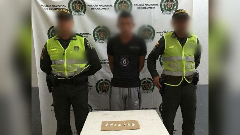 capturado por estupefaciente-ofensiva contra el delito-plan odin-el piñon-incautacion de base de coca